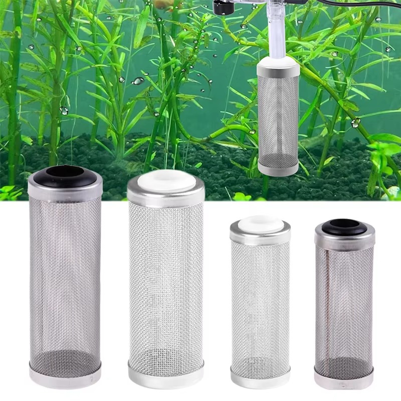 Aquarium Fish Images - 12/16mm Aquarium Inflow Inlet Filter Stainless