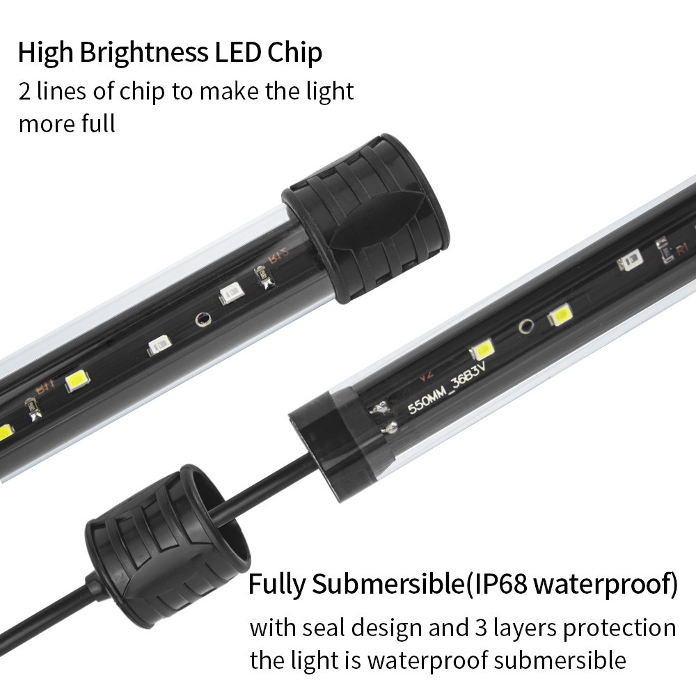 Aquarium Fish Colorful - New 220V Aquarium LED Lighting 18-48cm