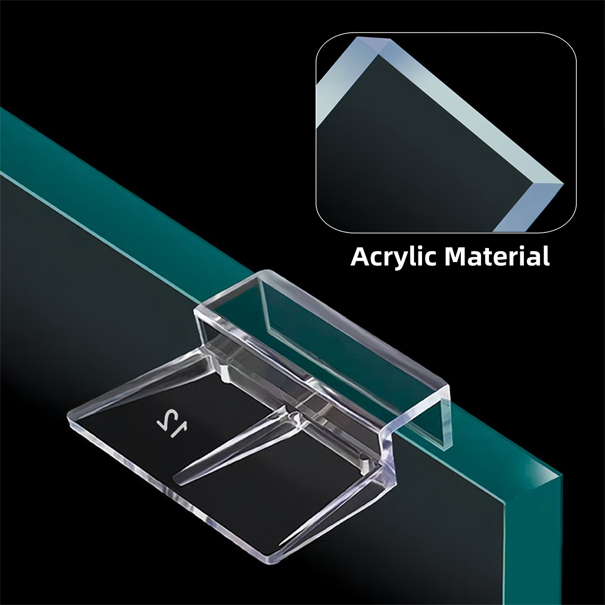 10Pcs Transparent Acrylic Fish - Aquarium Fish Glass recension och pris