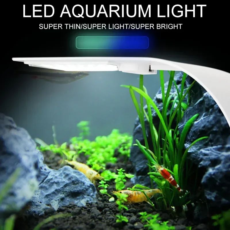 Ultra Thin LED Aquarium Light  - Fish In Aquarium Picture recension och pris