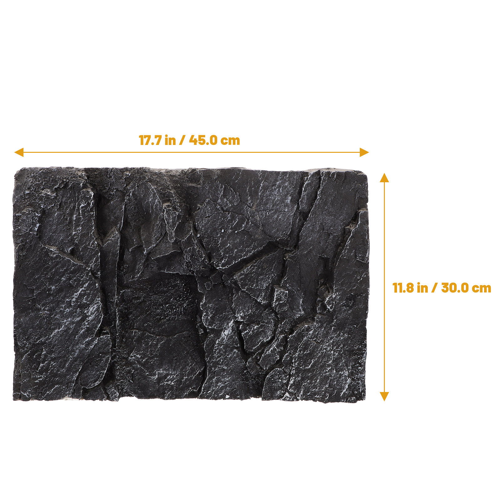 3D Stereo Decorative Rock Back - Aquarium Fish Background recension och pris