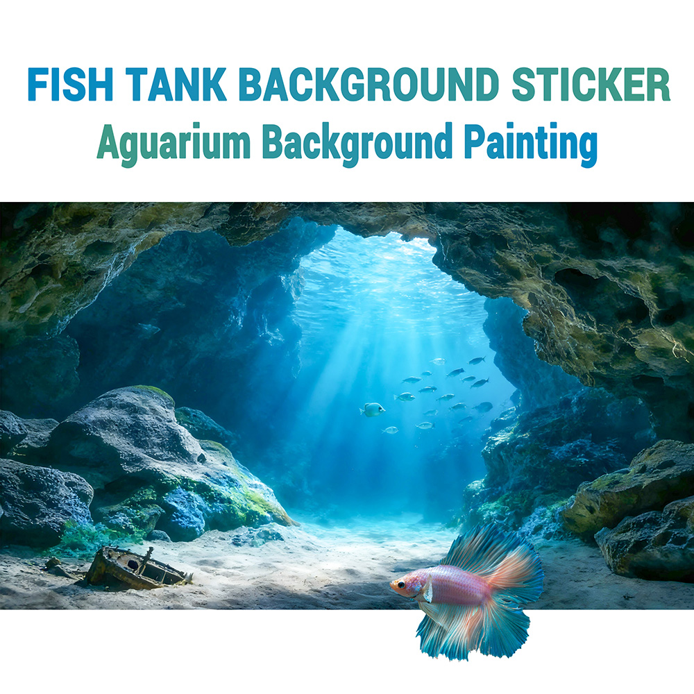 Deep Sea Blue Hole, Fish Tank  - Aquarium Fish Background recension och pris