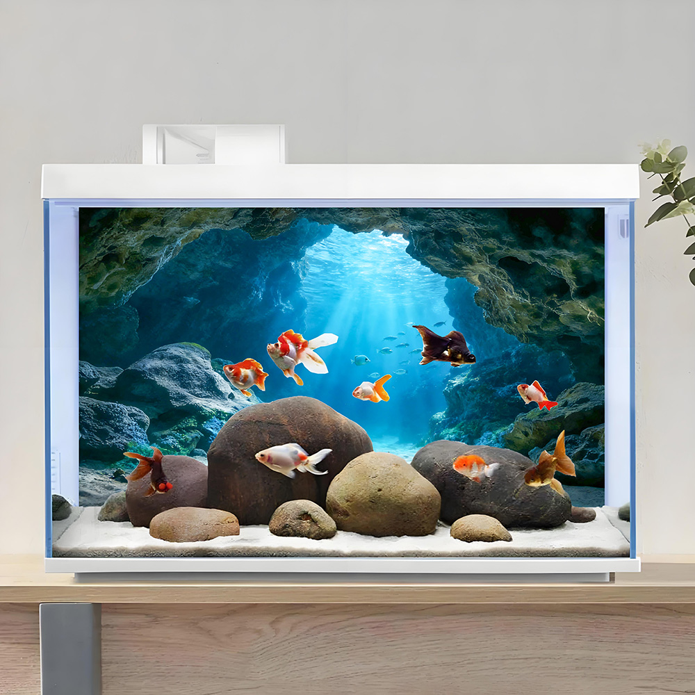 Deep Sea Blue Hole, Fish Tank  - Aquarium Fish Background recension och pris