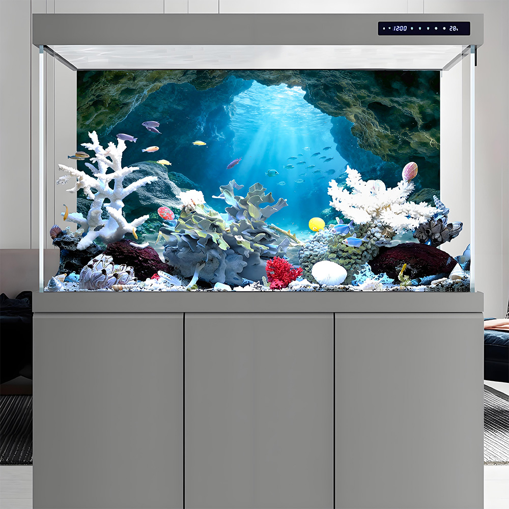 Deep Sea Blue Hole, Fish Tank  - Aquarium Fish Background recension och pris