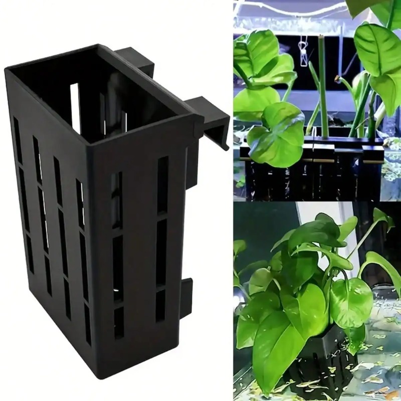 Aquarium Plant Holder Black Pl - Aquarium Fish Black recension och pris