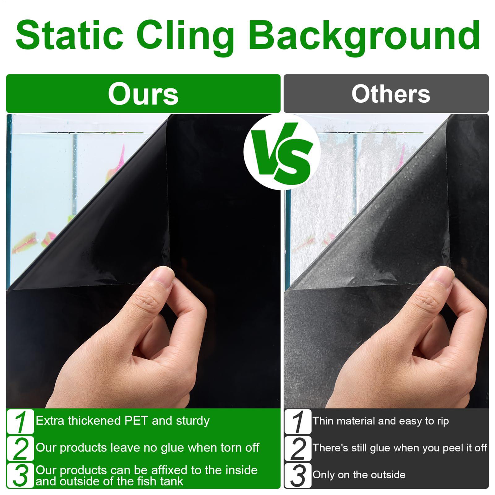 Static Cling Aquarium Backgrou - Fish In Aquarium Picture recension och pris