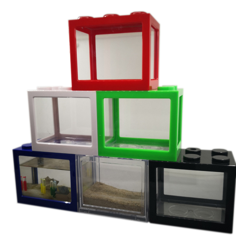 7 Color Mini Aquarium Betta Fi - Fish Toy In Aquarium recension och pris