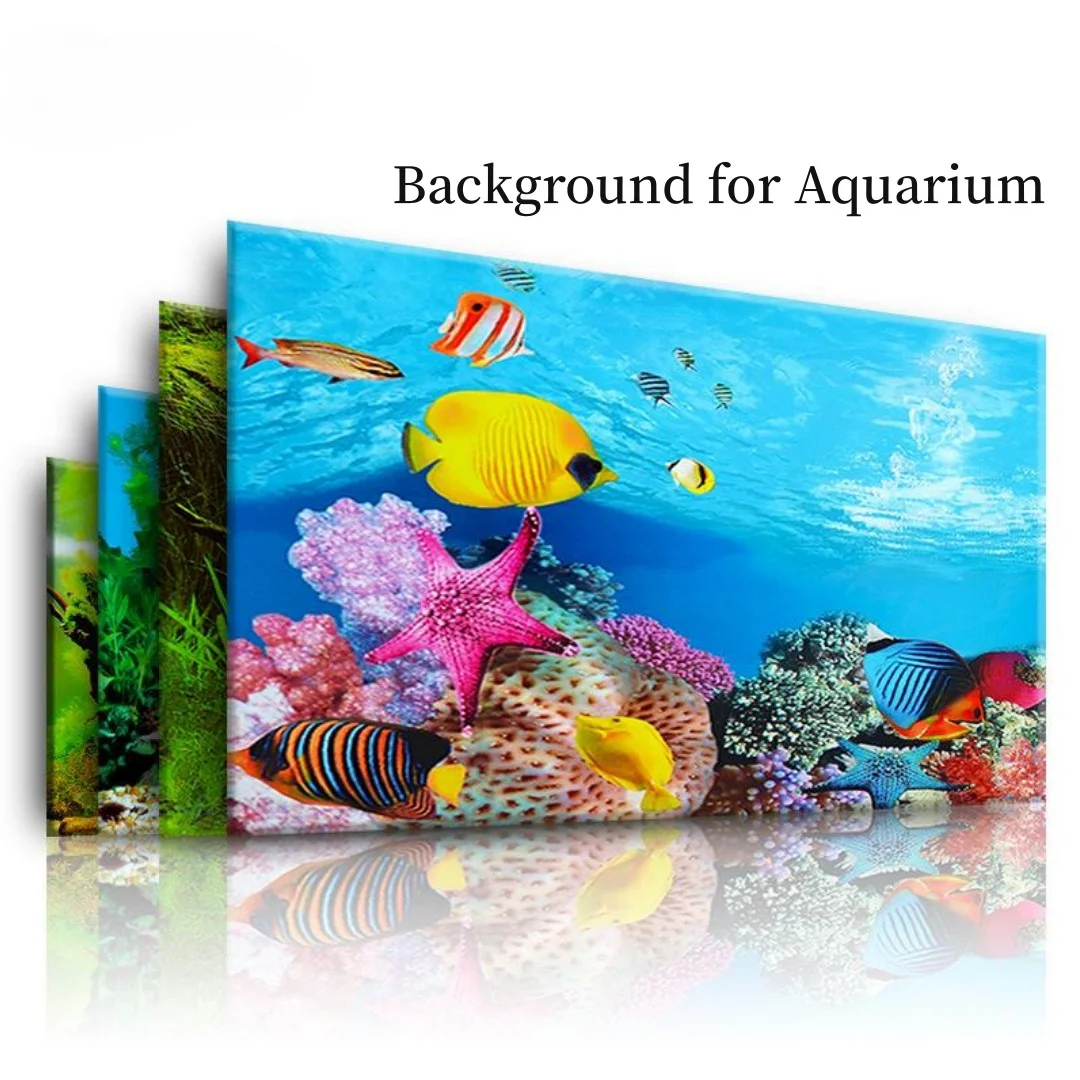 Background Aquarium 3D Sticker - Aquarium Fish Background recension och pris