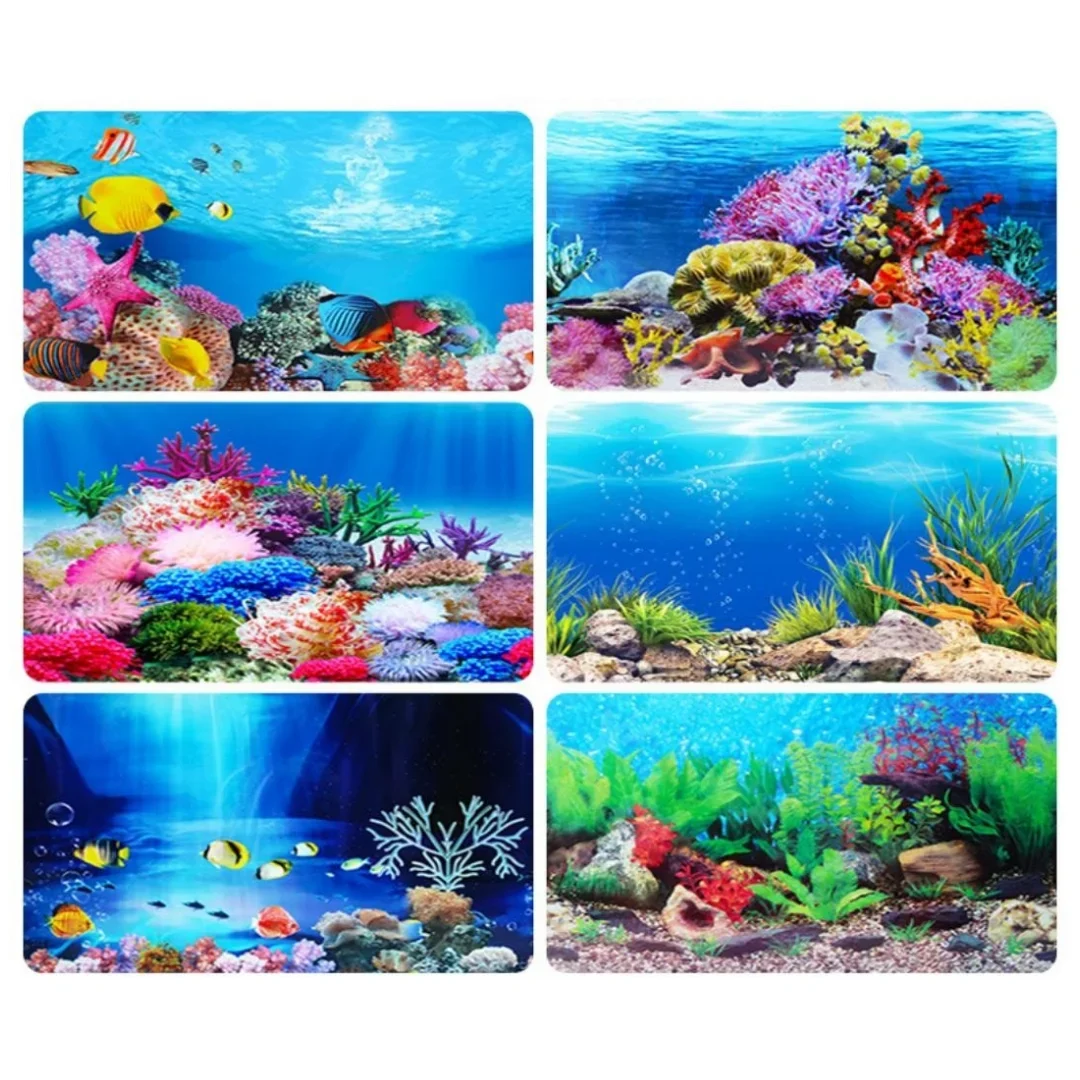 Background Aquarium 3D Sticker - Aquarium Fish Background recension och pris