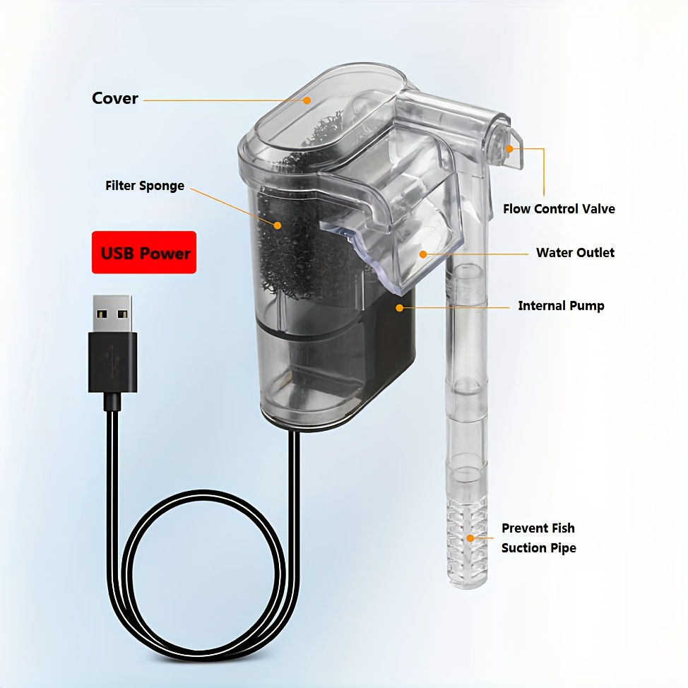 2.5W DC 5V Wall-hanging Filter - Aquarium Xxl recension och pris