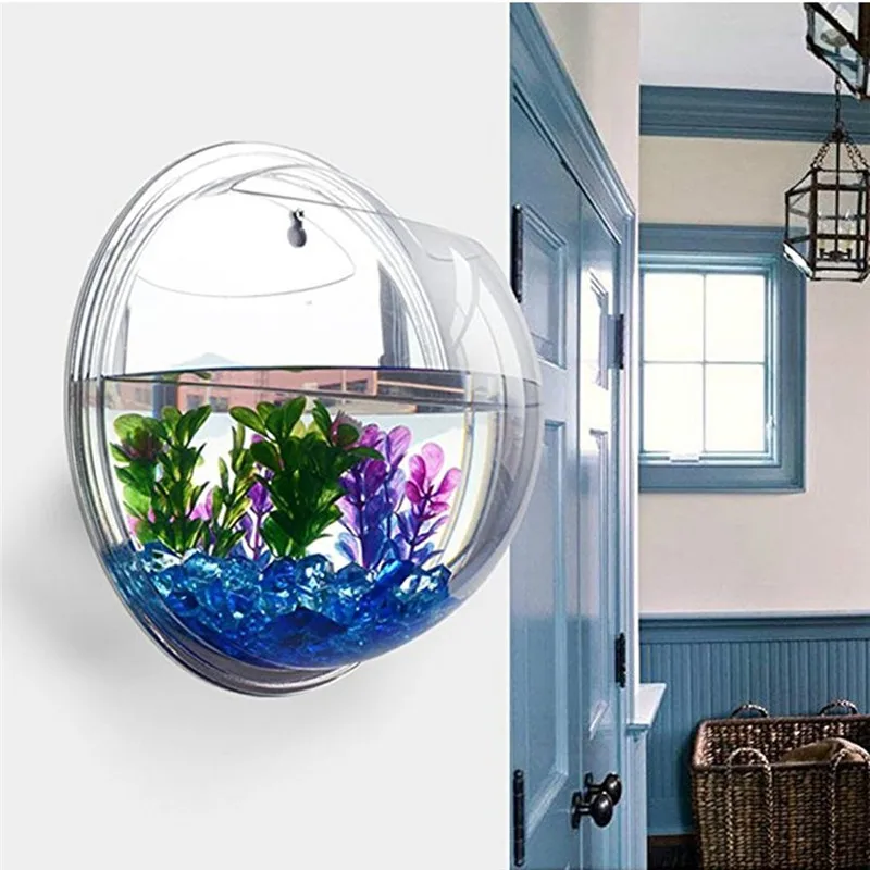 Transparent acrylic hanging wa - Aquarium Fish Background recension och pris