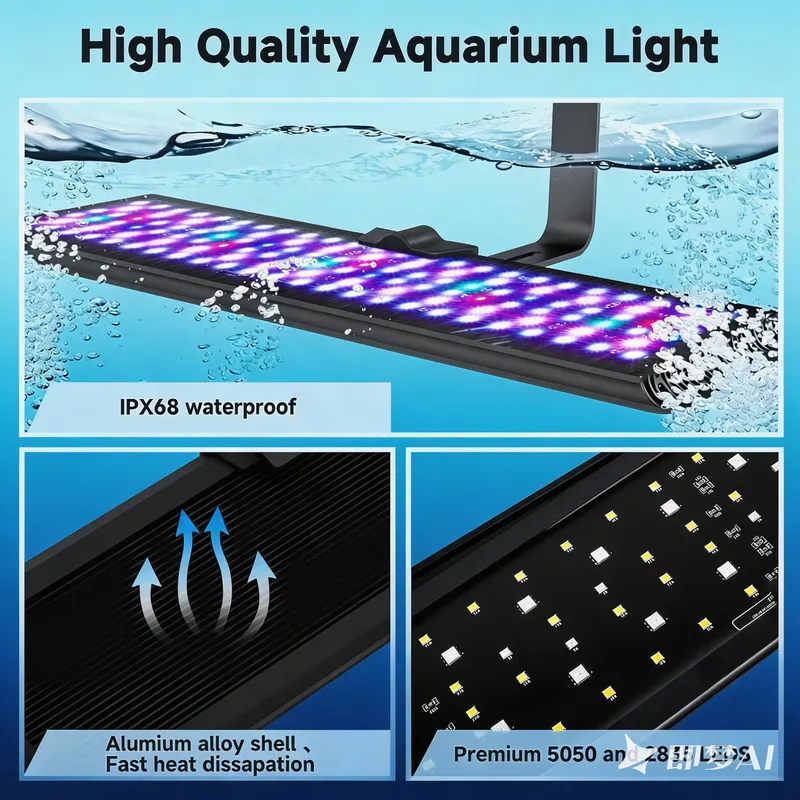 DIY Full Spectrum Adjustable T - Aquarium Fish Rate recension och pris