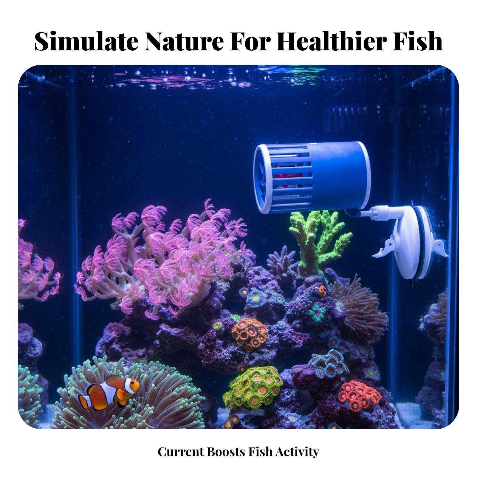 Fish Tank Wave Maker Submersib - Aquarium Fish Rate recension och pris