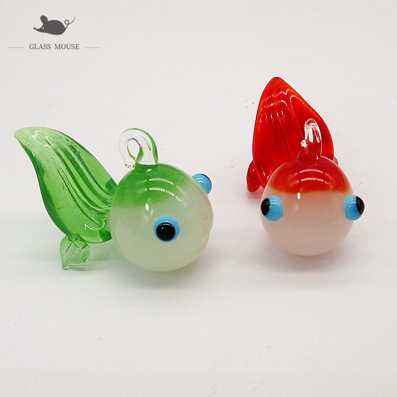 Custom Jade Color Handmade Mur - Aquarium Fish Glass recension och pris