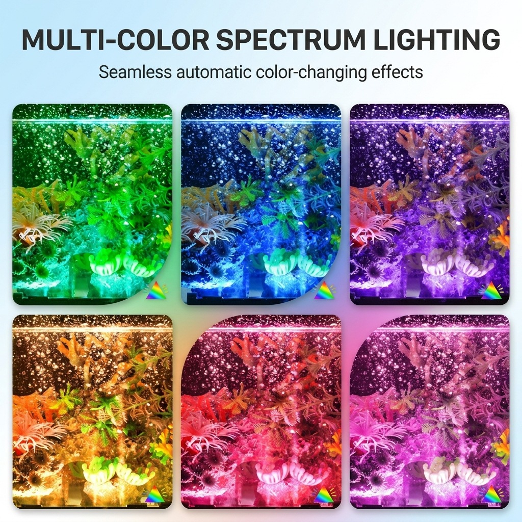 USB LED Aquarium Air Bubble Li - Aquarium Fish Colorful recension och pris