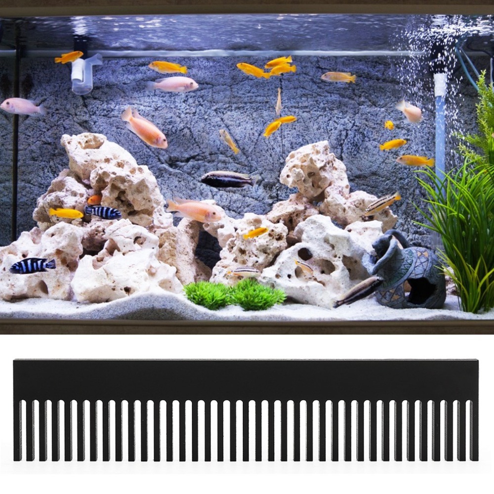 Acrylic Acrylic Flow Weir Comb - Aquarium Fish Black recension och pris