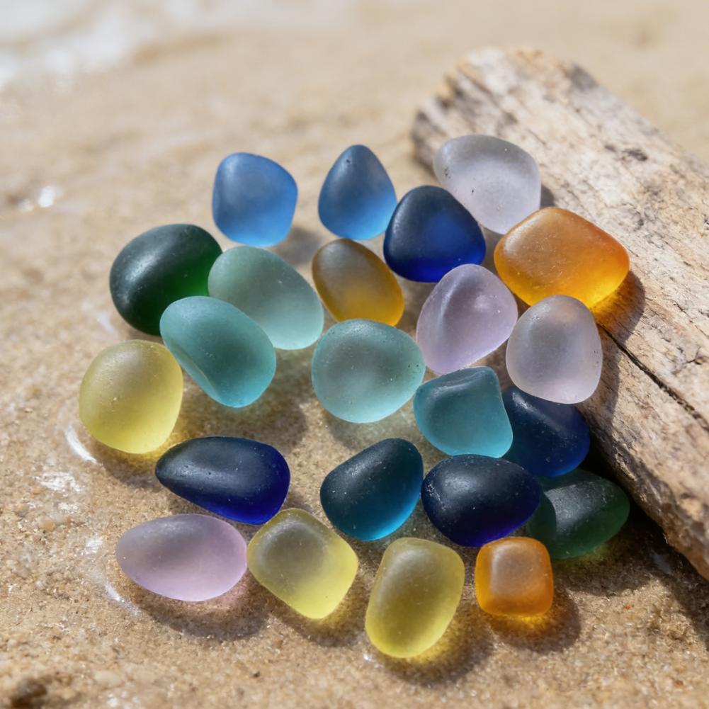 Round Fish Tank Pebbles Polish - Aquarium Fish Glass recension och pris