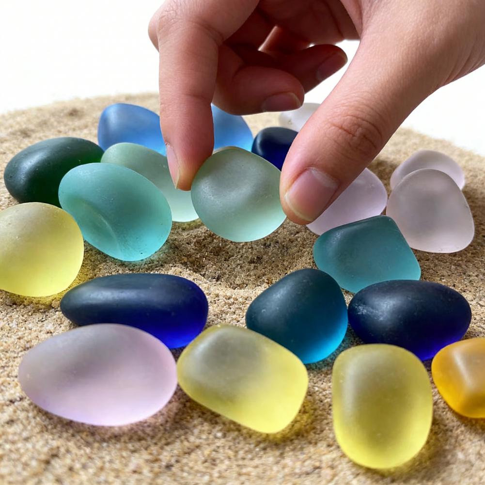 Round Fish Tank Pebbles Polish - Aquarium Fish Glass recension och pris