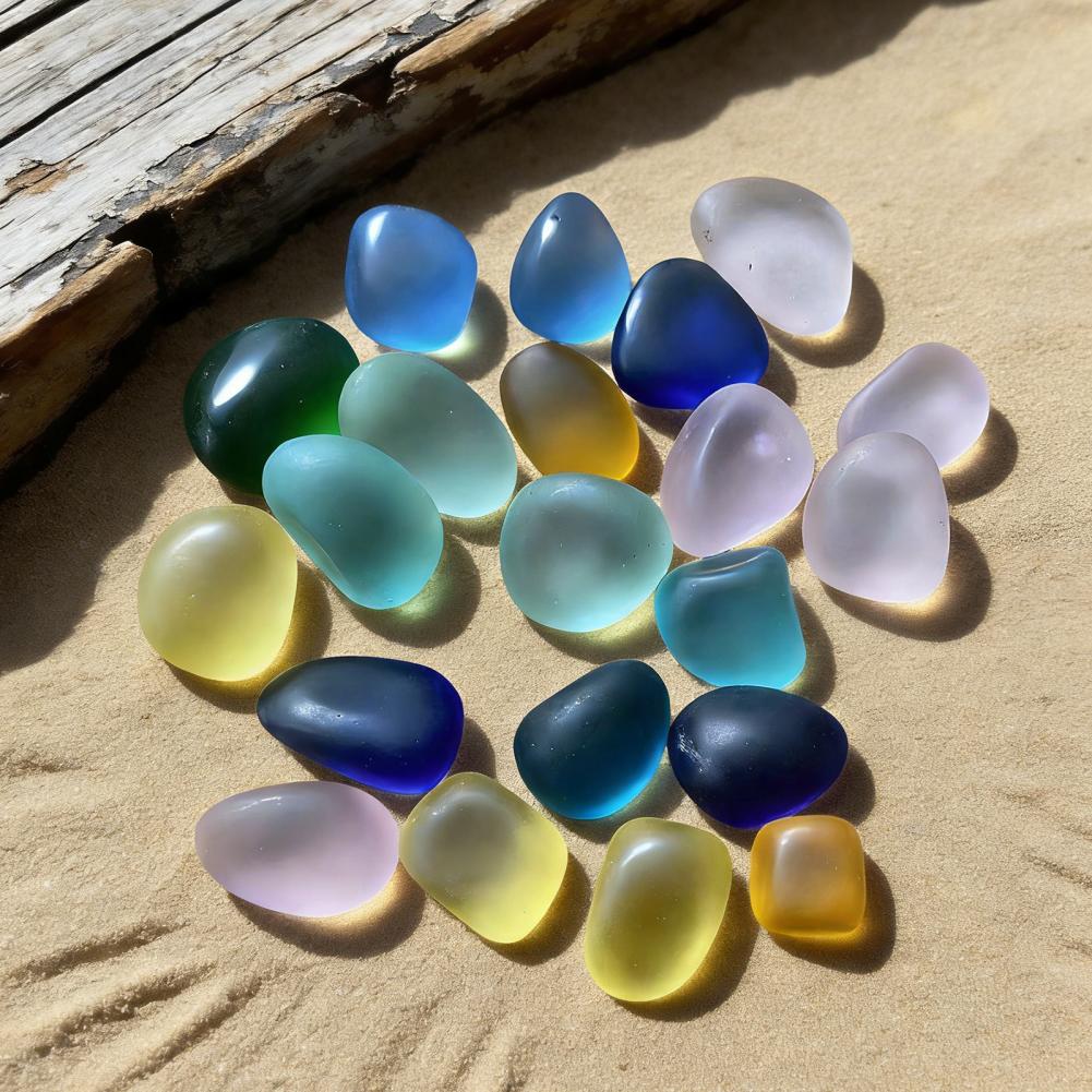 Round Fish Tank Pebbles Polish - Aquarium Fish Glass recension och pris